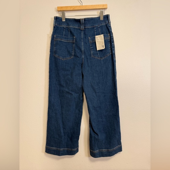 Anthropologie Pilcro The Skipper Crop Wide Leg Jeans Women’s Sz 31 NWT - Picture 5 of 9